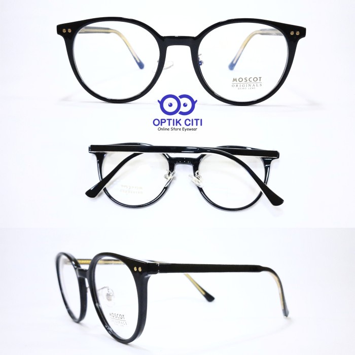 [Baru] Frame Kacamata Pria Wanita Moscot Bulat 2005 Kualitas Premium Limited