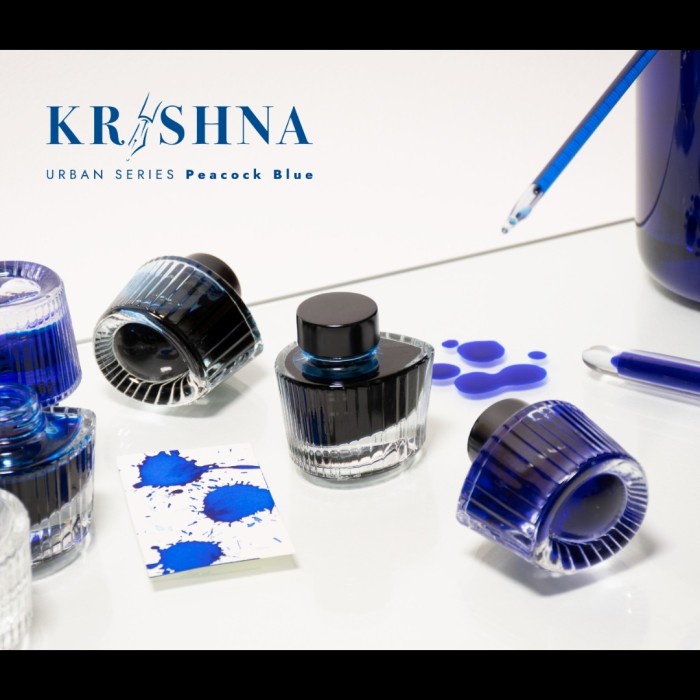 

Terbatas Krishna Ink Urban Series Peacock Blue 30 Ml High Quality
