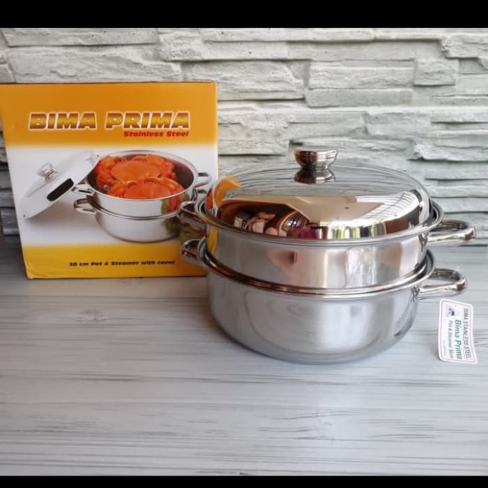 [Ori] Bima Pot  Steamer Panci Kukusan 20 Cm Bima Original Mantap Asli Berkualitas