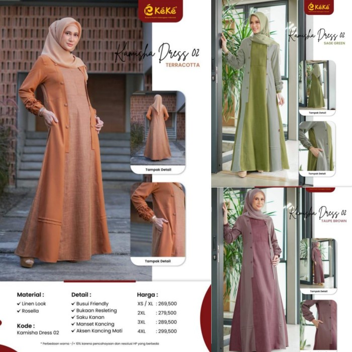 [Original] Gamis Keke Kamisha Dress 02 Limited