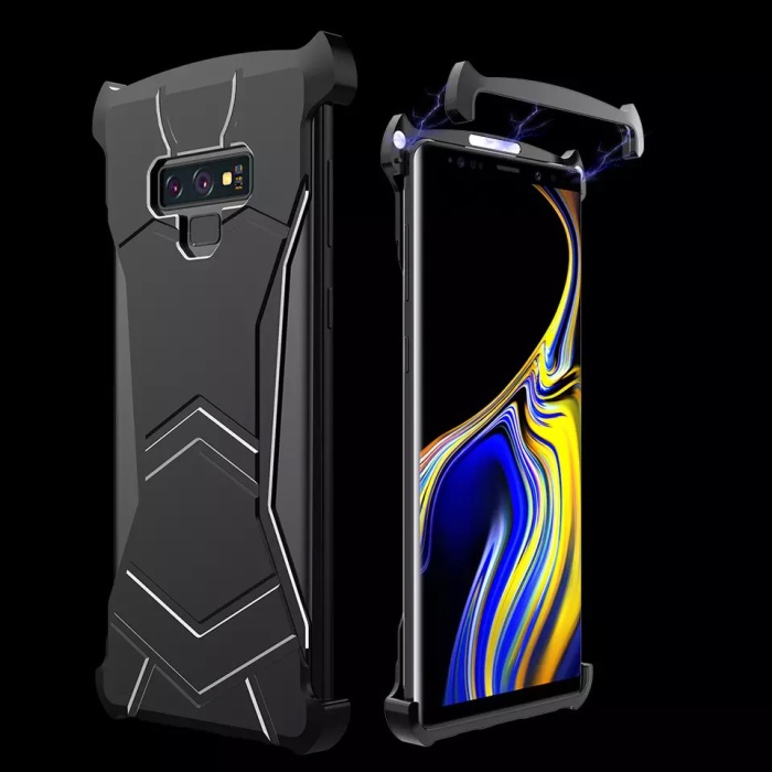 [Original] R-Just Metal Case Samsung Note 9 Magnetic Adsorption Black Panther Limited