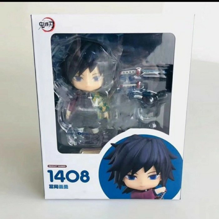 ✅Baru Nendoroid 1408 Tomioka Giyu Kimethu No Yaiba Demon Slayer Figure Terbaru