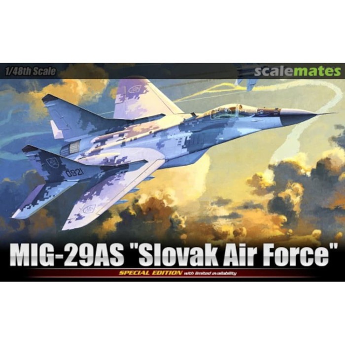 ✅COD Pesawat Mig-29As Slovakia Air Force 1/48 Academy Model Kit Limited