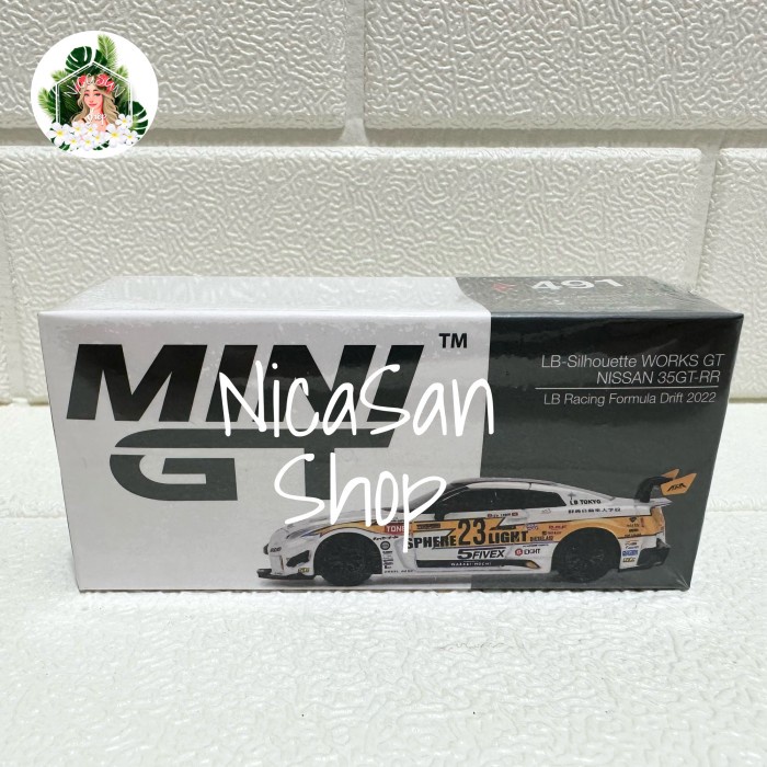 ✅COD Mini Gt 491 Nissan Gtr R35 Lb Racing Formula Drift 2022 Lbwk Limited