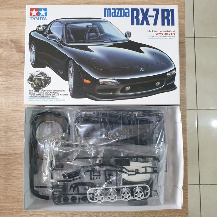 ✅COD 1/24 Model Kit Mazda Rx7 R1 Fd3S Bisa Sameday