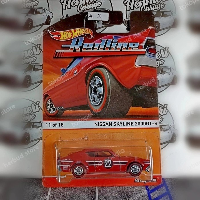 ✅COD Hot Wheels Hotwheels Nissan Skyline 2000Gt-R Redline Bisa Sameday
