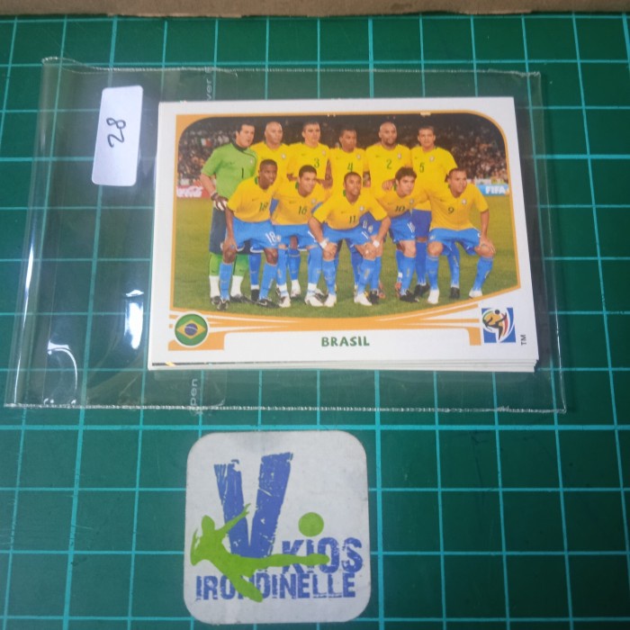 ✅New Kartu Panini Stiker Pildun 2010 Brazil Set 19Pcs Diskon