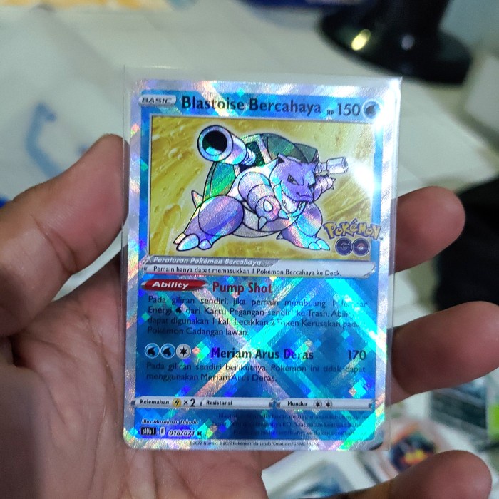 ✅New Kartu Pokemon Ind Blastoise Bercahaya Limited