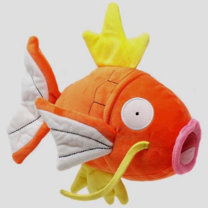 ✅New Ori Pokemon Focus Big Plush Magikarp Male / Boneka Pokemon Magikarp 28Cm Berkualitas
