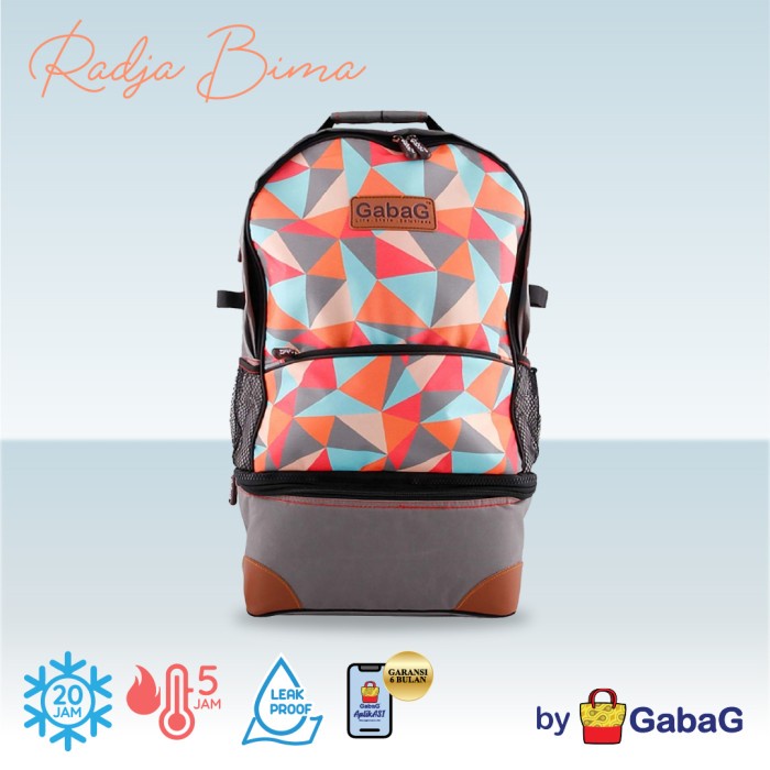 ✅New Ori Gabag Tas Asi – Backpack Cooler Bag 2 In 1 Bima Laptop Fit Terbaru