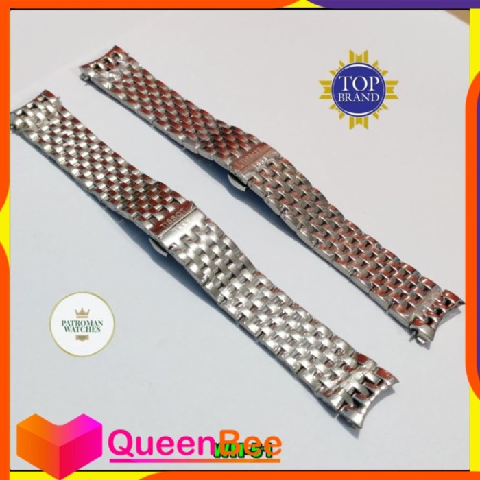 ✅New Ori Strap Tali Jam Tissot 1853 T063 Rantai Stainless 20Mm Curved Limited Terbatas