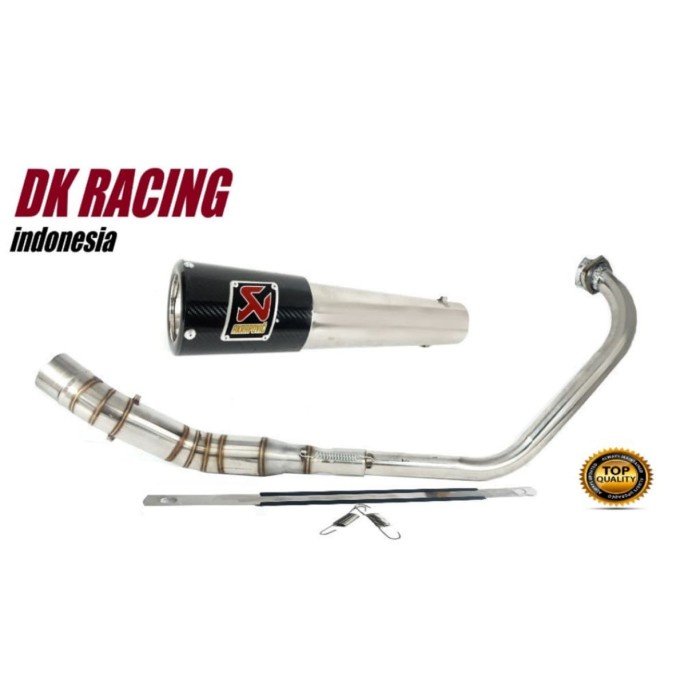 ✨New Ori Knalpot Racing Yamaha Byson 150 Akrapovic Glass Carbon Terbaru