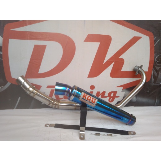 ✨New Ori Knalpot Racing Yamaha Byson Kou Mahachai Fullsystem Terbaru
