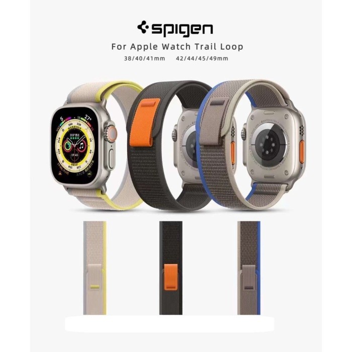Promo Ultra Trail Loop Apple Watch Strap Spigen Iwatch 38 - 49 Mm