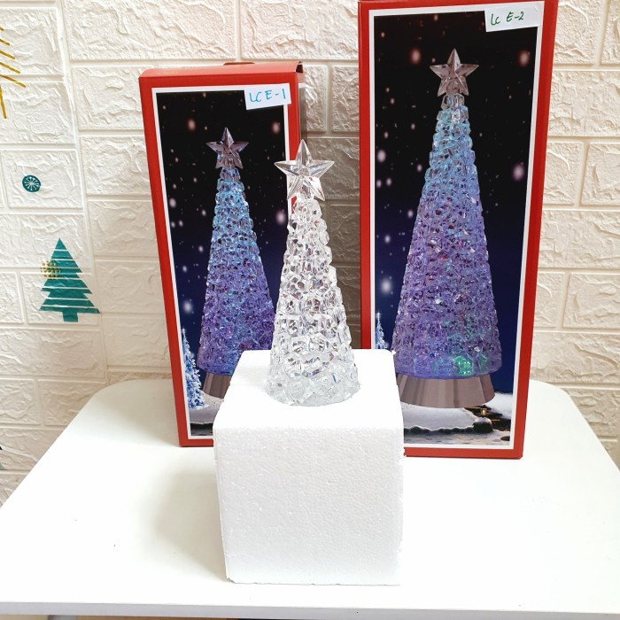 

AR // DEKORASI POHON NATAL MEJA KRISTAL PAJANGAN MEJA NATAL PREMIUM - LC E1 KECIL