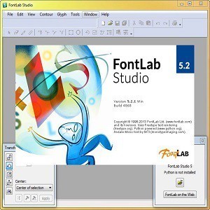 Run FontLab Studio V5.2.2 Build 5714 Software Design Font