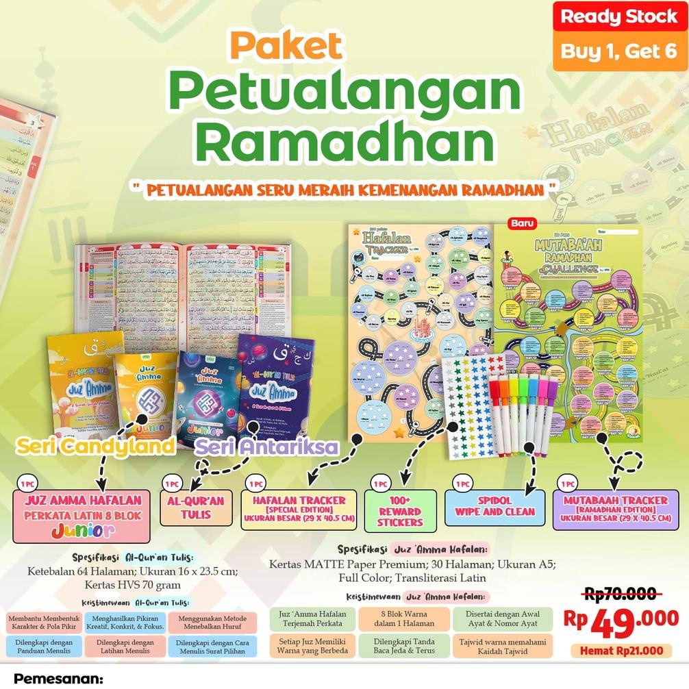 

Paket Petualangan Ramadhan Buy 1 Get 6