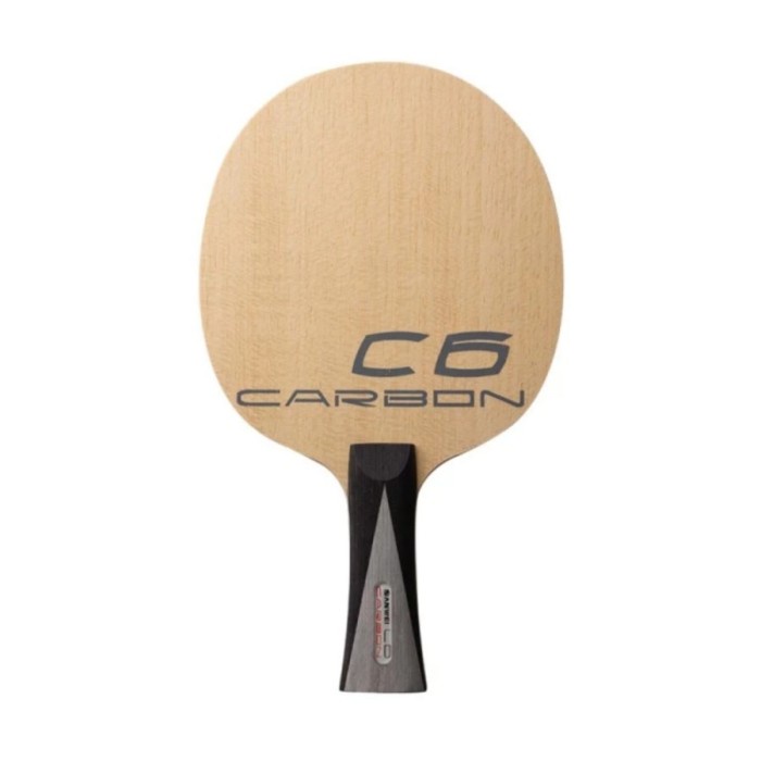 [New] Kayu Bet Pingpong Tenis Meja Sanwei C6 Carbon Fl Original Bisa Sameday