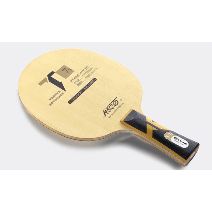[New] Kayu Bat Tenis Meja Pingpong Yinhe T7S Carbon Kevlar Fl Terbatas