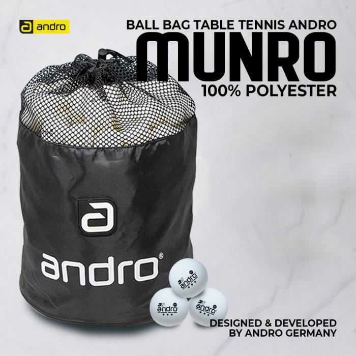 [New] Tas Bola Pingpong Tenis Meja Andro Munro Limited