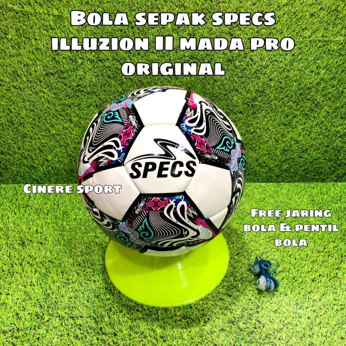 [New] Bola Kaki Original Specs Illuzion Ii Mada Pro Fb Competition Berkualitas