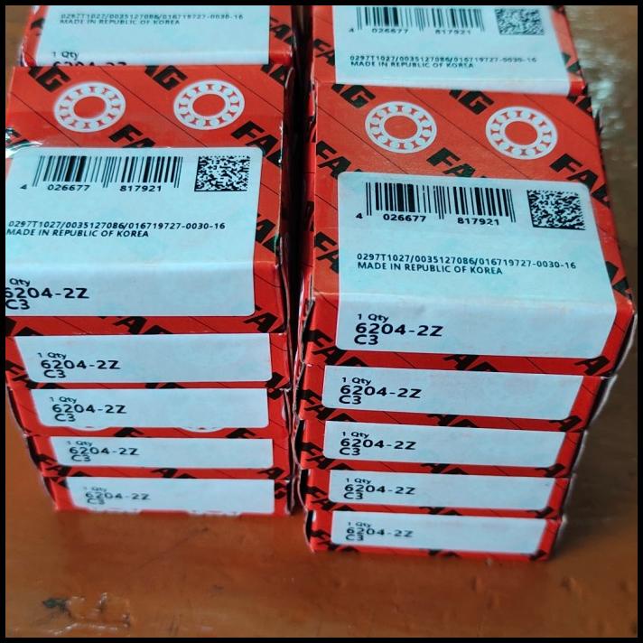 DISKON BALL BEARING 6204 ZZ C3 6204 2ZR C3 FAG