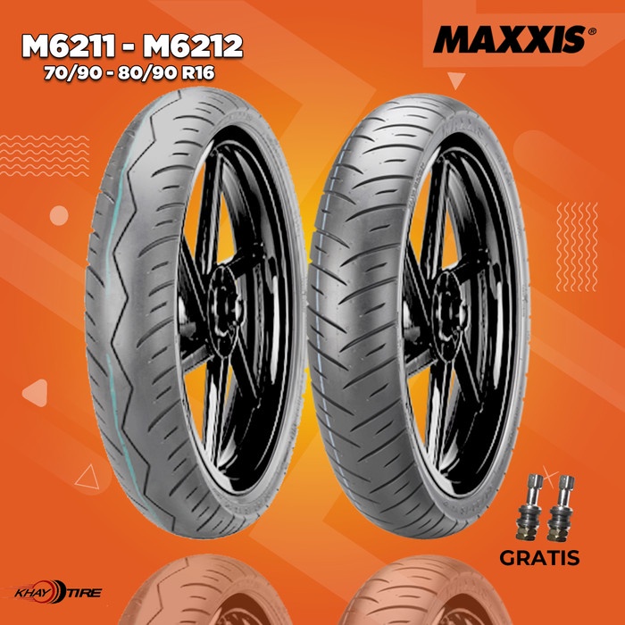 PAKET BAN MOTOR SKYWAVE,HAYATE,NOUVO / MAXXIS 70/90 - 80/90 RING 16 ORIGINAL BEST QUALITY