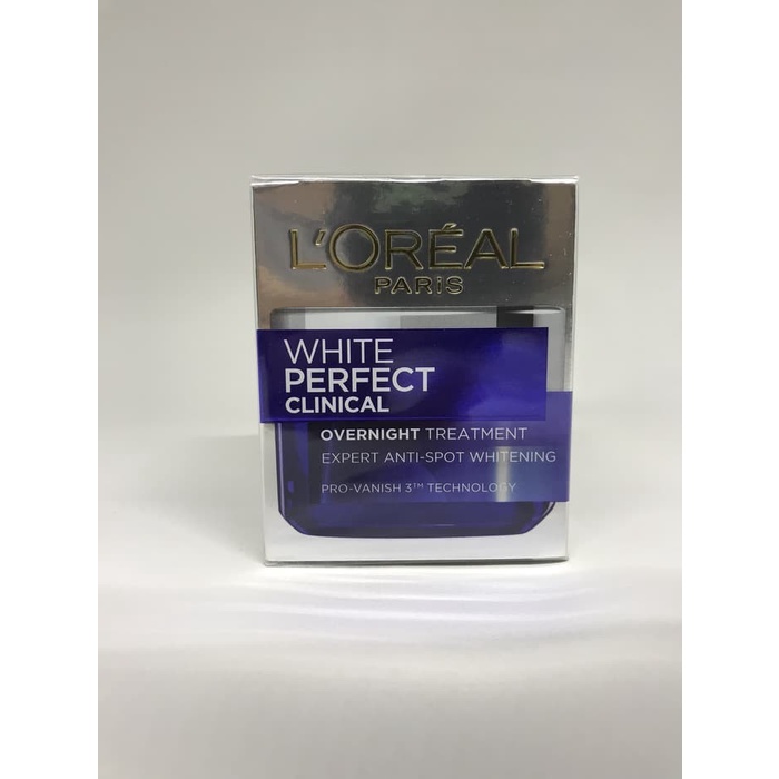 [Original] Loreal White Perfect Overnight Treatment - Cream Malam Pencerah Wajah Limited