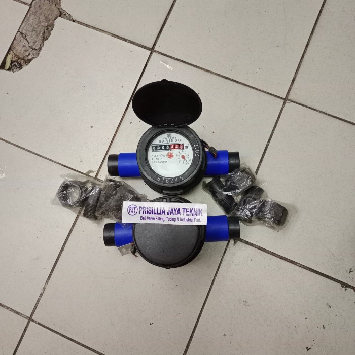 [Ori] Water Meter/Meteran Air Barindo Sni Material Plastik Dn151/2 Diskon