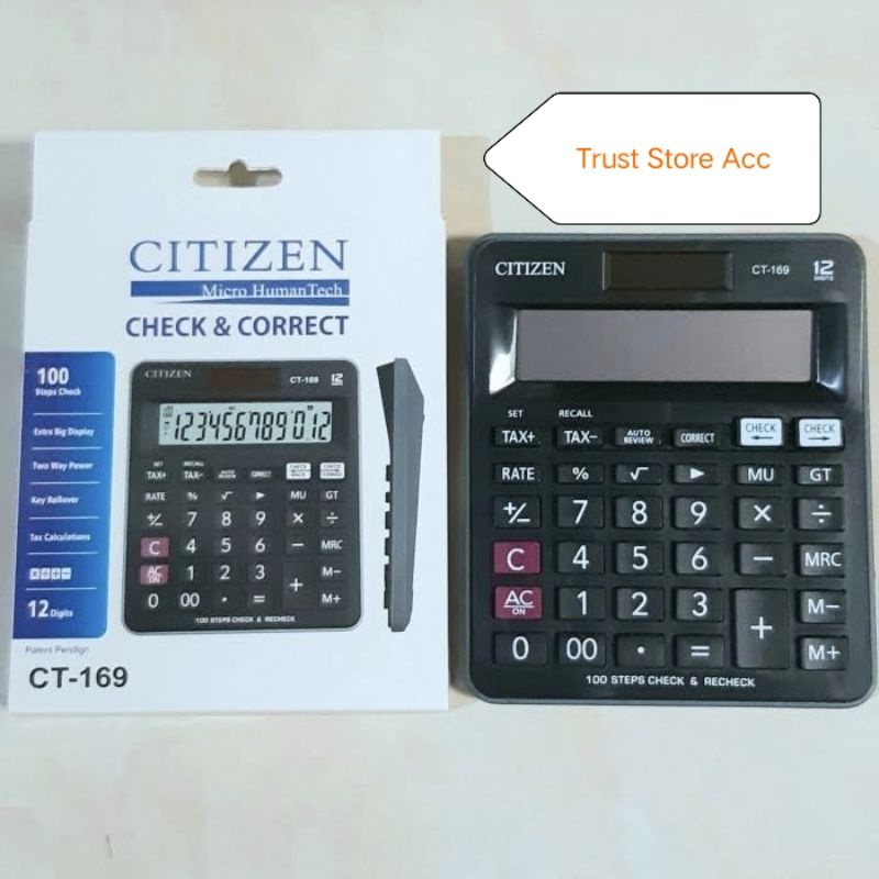 

Kalkulator 12 Digit Citizen CT 169