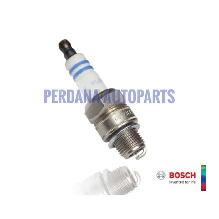 Cod - Busi Vespa Old 2Tak Drat Pendek Asli Bosch Dobel Platinum Kode 042