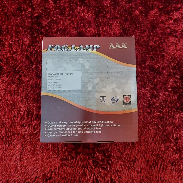 Foglamp Toyota Vios Gen 3 Sepaket