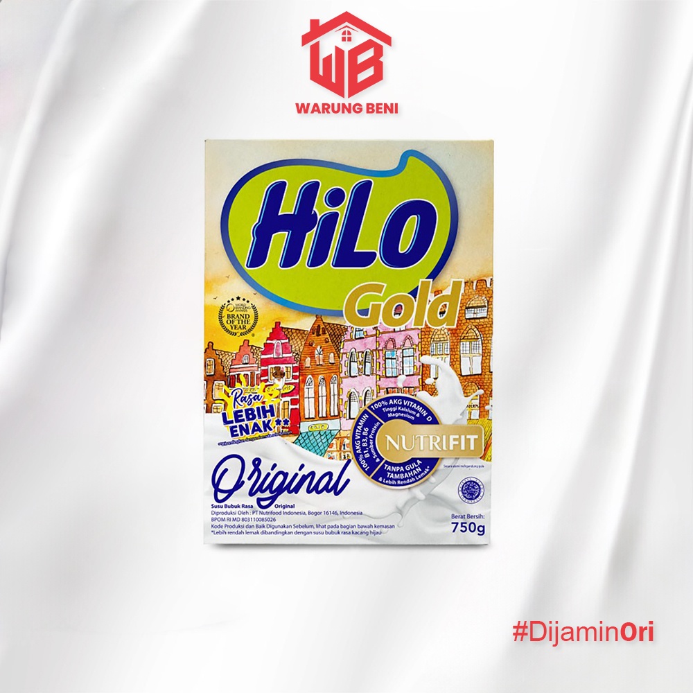 

HiLo Gold Susu Dewasa Tinggi Kalsium Original 750 gr