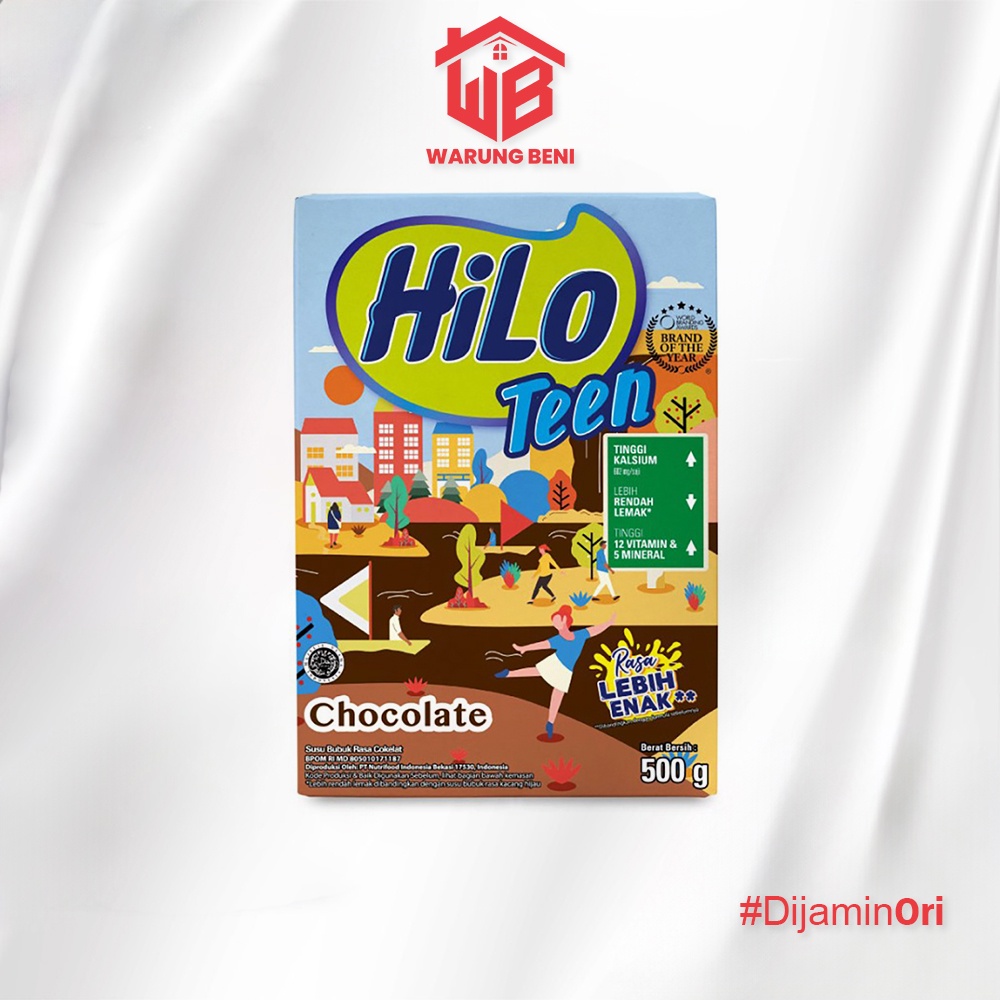 

HiLo Teen Susu Remaja Tinggi Kalsium Chocolate 500 gr