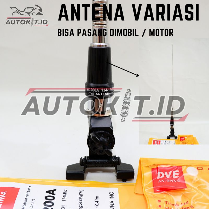 PAKET ANTENA VARIASI MOBIL MOTOR SEPAKET ANTENA BREKET & PENYANGGA