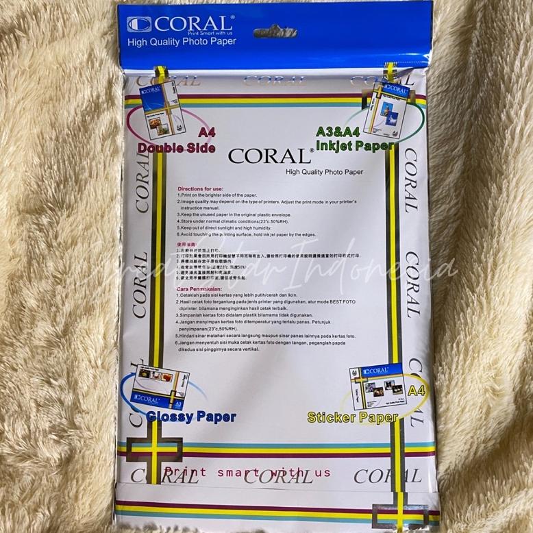 

Hot Sale - PVC ID Card Coral Isi 5 Sheet. ..