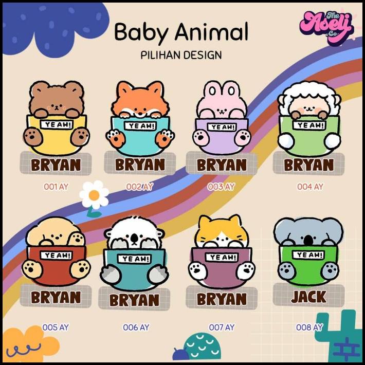 

TERMURAH BAGTAG AKRILIK ASELI AND CO CUSTOM NAMA !!!!!