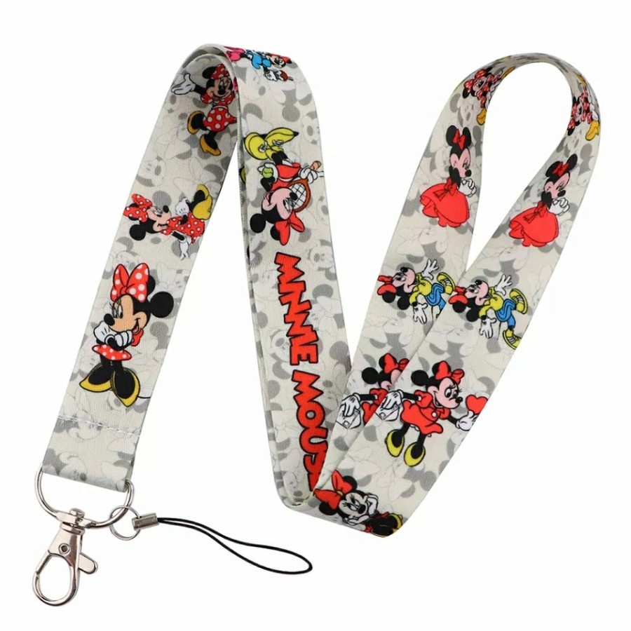 

MINNIE Tali Gantungan ID Card Name Tag Badge Holder Lanyard