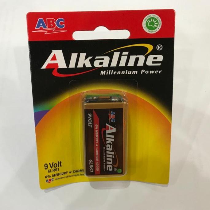 Terbaik ABC ALKALINE Battery 9V / Baterai 9V Kotak / Baterai Mic ..