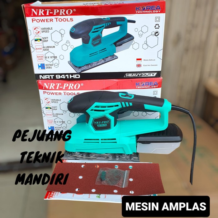 ✅New Ori Mesin Amplas Kayu Nrt Pro 941 Hd / Electric Sander Nrt Pro 941Hd Terbaru