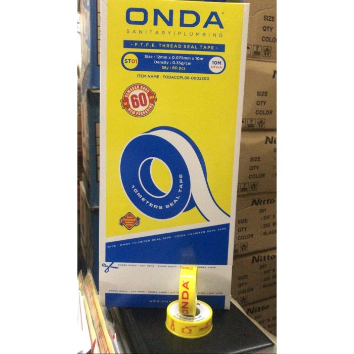✅New Ori Seal Tape Onda 1/2 Dus 60 Roll Terbaru