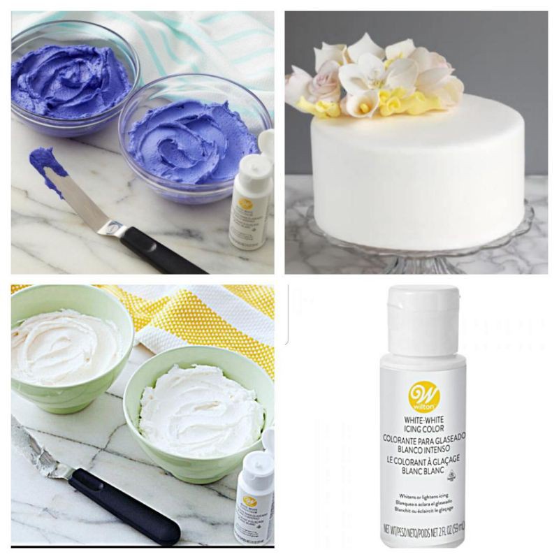 

Pewarna Wilton White White Icing Color Pewarna Makanan Putih Kue Buttercream Food White Wilton Glaze