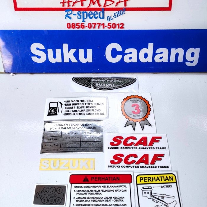 

<Bayar Ditempat / Cod> Sticker Stiker Detail Pelengkap Satria 2 Tak Lumba Kotak Star