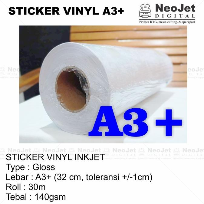 

Sticker Vinyl A3+ Coating Dan 6 Botol Tinta Artpaper Cmyk Lc Lm Kode 1331