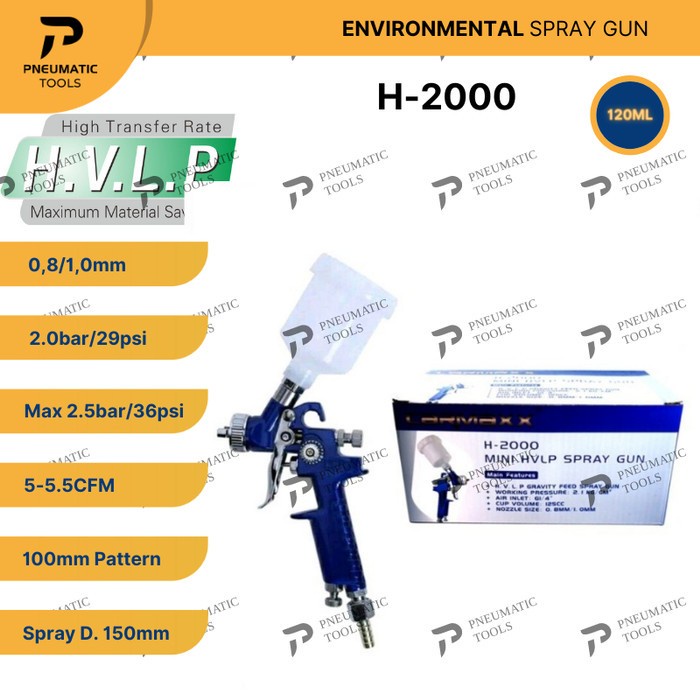 Promo Spray Gun H2000 Hvlp - Environmental Spray Gun H-2000