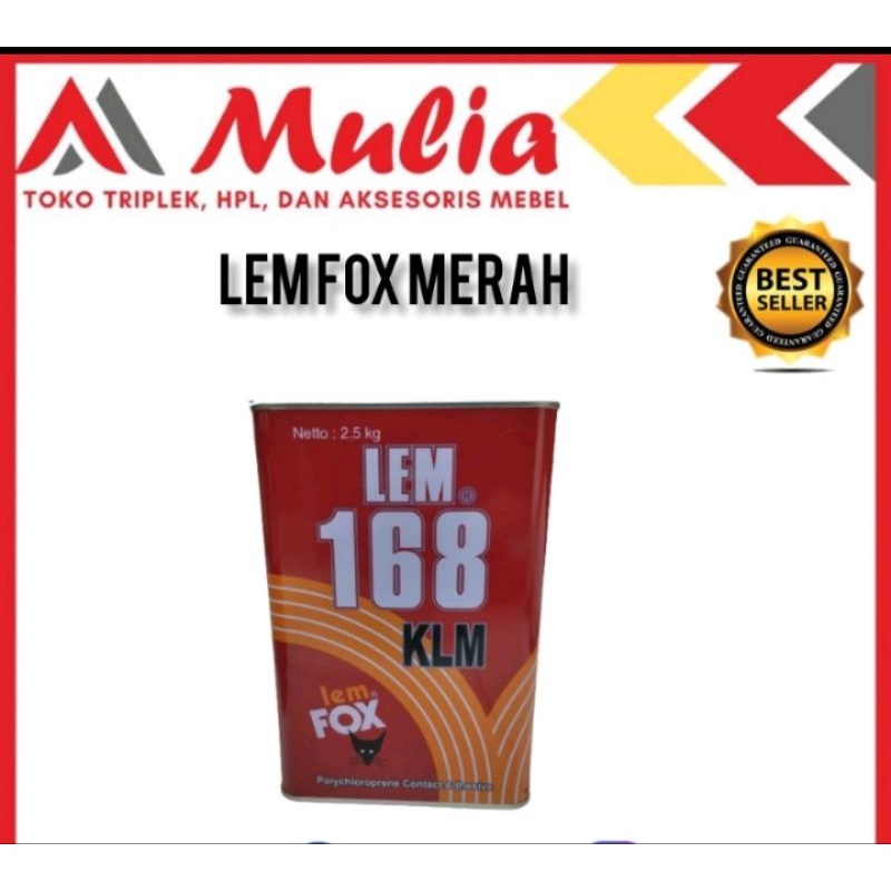 LEM FOX KLM 168 2,5 KG - MERAH