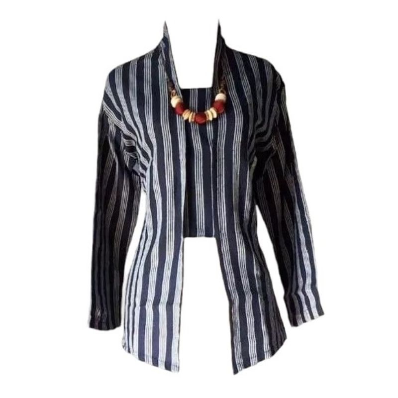 Baju Lurik Wanita Kebaya Lurik Adat Jawa Wanita Bahan Tenun Sorjan Lurik Wanita