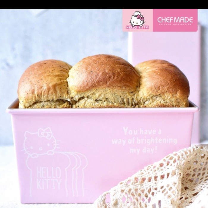 

✅Termurah Chefmade Kt7030 - Non Stick Covered Loaf Pan 450Gr Hello Kitty Diskon