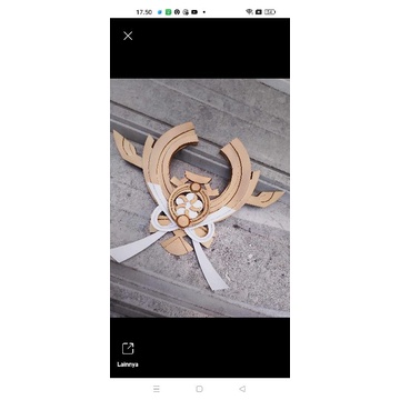 Tiara Yae miko cosplay mahkota yae