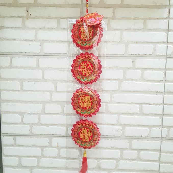

Banner Gong Xi Fa Cai Imlek Garland Gantungan Sincia Kain Bludru Murah Original